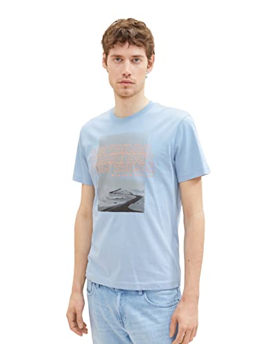 TOM TAILOR Koszulka męska 1036427, 26320-Stonington Blue, 3XL, 26320 - Stonington Blue, 3XL
