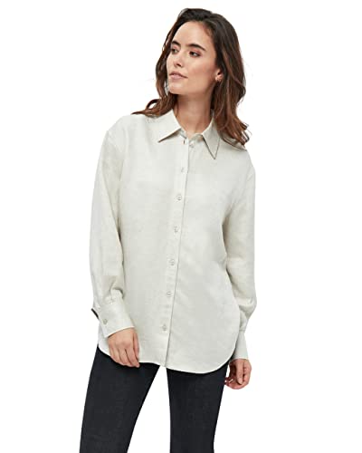 Minus Damska koszula lniana Auguste, Nomad Sand Melange, 6, Nomad Sand Melange, 32