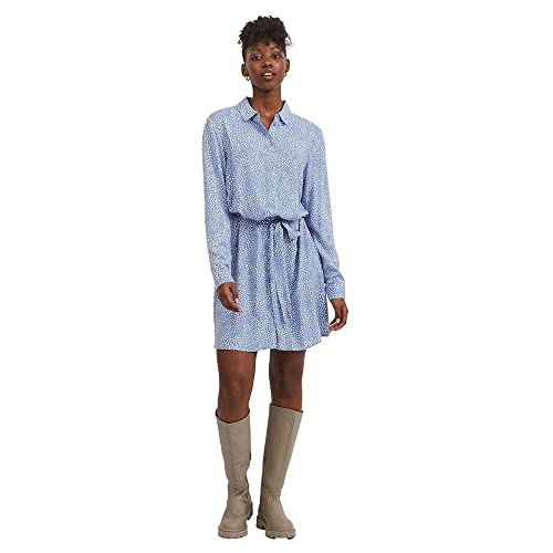 Vila Vipaya L/S Shirt Dress/Su-Noos sukienka damska, Manor/Aop: sally, 34