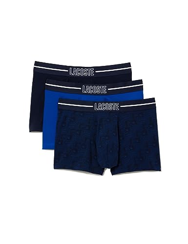 Lacoste Męskie kąpielówki, morski/kobaltowo-kobaltowy, S