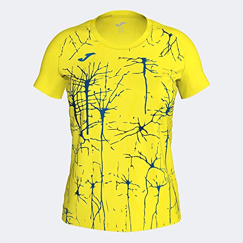 Joma Elite Ix T-shirt damski, neonowy żółty, XS