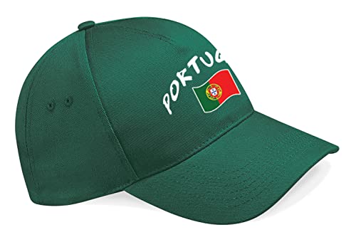 Supportershop Czapka Portugalia, zielony, rozmiar uniwersalny