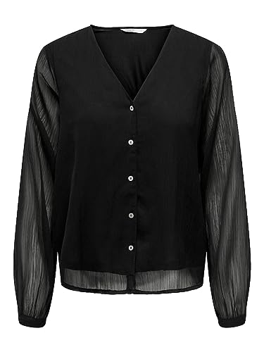 ONLY Top damski, Czarny/Aop: cora Graphic, S