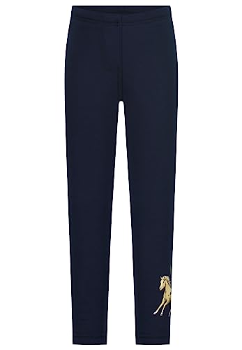 SALT AND PEPPER Dziewczęce legginsy termiczne z nadrukiem, grantowy, 116 cm