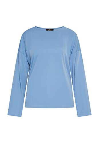 Idony Damska bluzka z długim rękawem 17329913, jasnoniebieska, XL, jasnoniebieski, XL