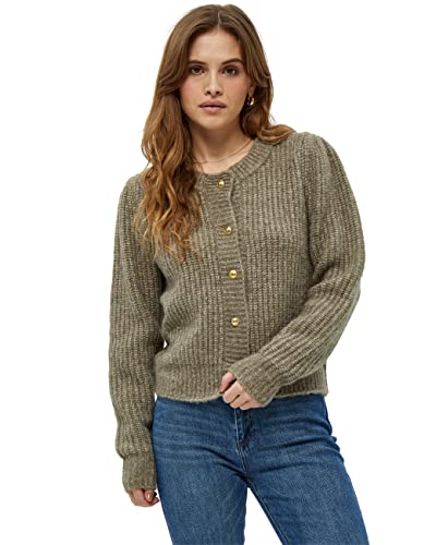 Peppercorn Sweter damski z dzianiny, 0178m Zimowa gałązka Piaskowy Melanż, S