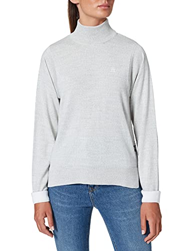 G-STAR RAW Damski sweter z dzianiny Core Mock, Wielokolorowy (Milk Htr D20422-c870-971), L