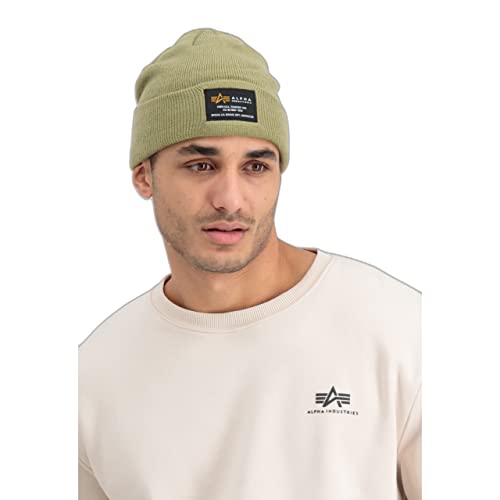 Alpha Industries Męska czapka Crew Beanie Stratos, rozmiar uniwersalny, Stratos., jeden rozmiar