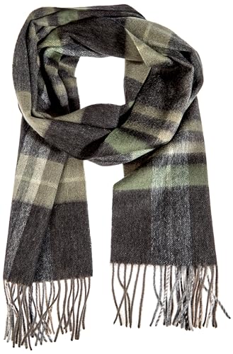 bugatti Męski szalik 6300-40401, oliwkowo-30, rozmiar uniwersalny, oliwkowy-30, jeden rozmiar