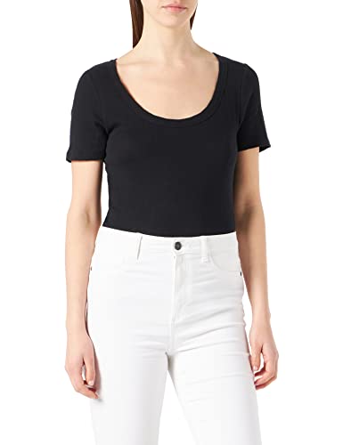 Naf Naf T-shirt damski, czarny, XS