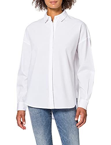 SELECTED FEMME Damska koszula z wyciętymi rękawami ekologiczna bawełna, Bright White, 38 PL