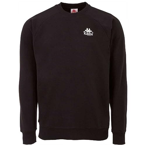 Kappa Męska bluza STYLECODE: 70542 TAULE MEN | koszulka z długim rękawem, styl retro, bluza z kapturem, sweter z długim rękawem, krój regularny, czarny, rozmiar S, czarny, S