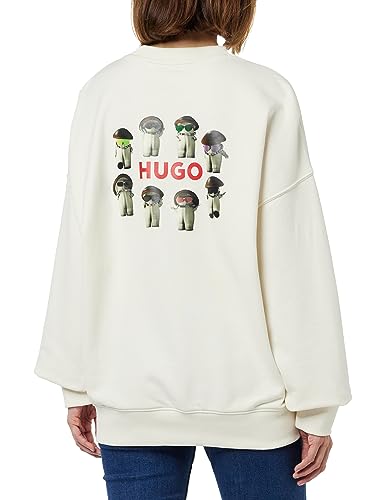 HUGO Damska bluza Daphine, Open White110, XS