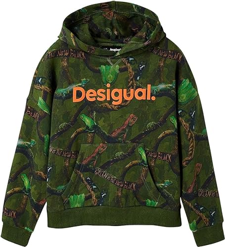 Desigual Sweter kardigan dla chłopców Ariel, zielony, M