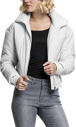 Urban Classics Damska kurtka damska oversized High Neck, biały, L