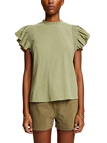 edc by ESPRIT Bluzka damska, 345/Light Khaki., L