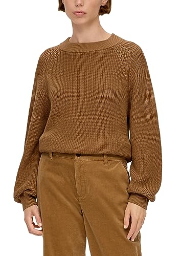 s.Oliver Sales GmbH & Co. KG/s.Oliver Damski sweter z długim rękawem, brązowy, 40