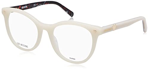 Love Moschino Damskie okulary przeciwsłoneczne Mol592, białe, 51, biały