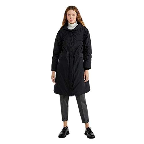 United Colors of Benetton Damska kurtka puchowa Giaccone średnia, Nero 100, L