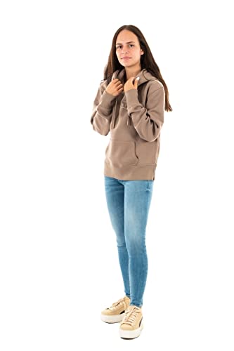 GUESS Guess Hanne bluza damska bluza z kapturem, brązowy, XS