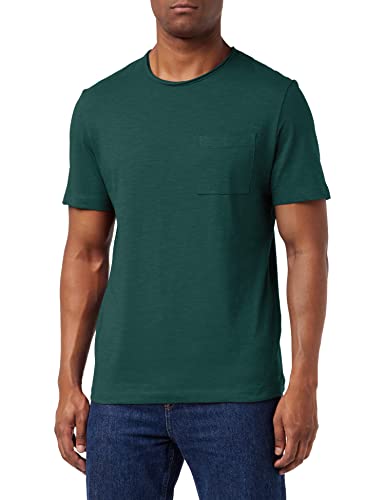 s.Oliver Męski T-shirt z krótkim rękawem, zielony, M