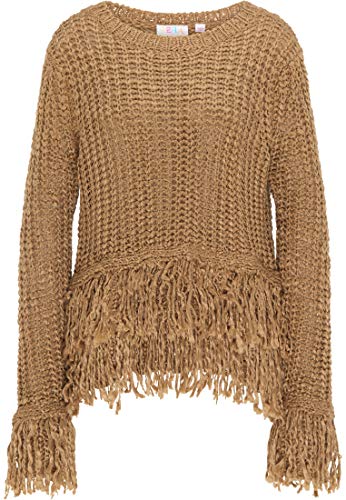 ocy Sweter damski 82733701, ciemny kamel, XS/S, ciemny wielbłąd, XS-S