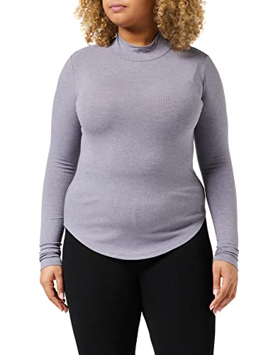 Triumph Women's Climate Control LSL TOP Turtle Neck górna część piżamowa, ciemnoszary melanż, 44