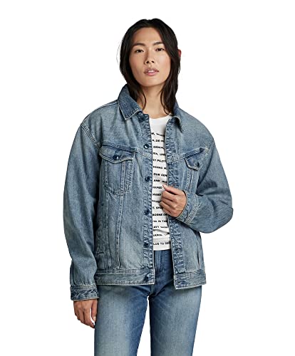 G-STAR RAW Damska kurtka oversize Western Jacket, niebieska (Sun Faded air Force Blue B988-C947), XL