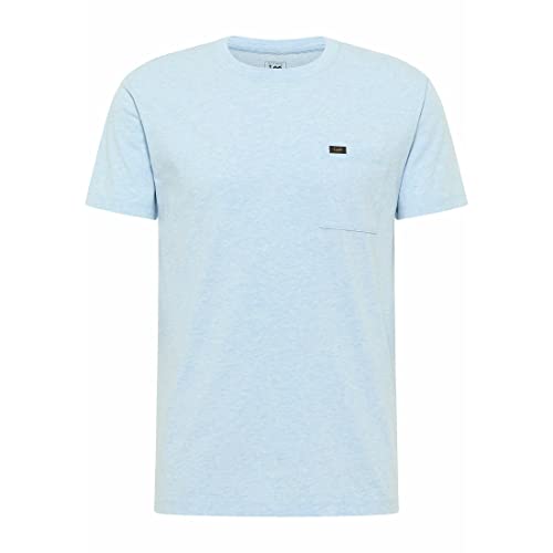 Lee Koszulka męska Ultimate Pocket Tee T-Shirt, PREP Blue, rozm. XXL, Prep Blue, XXL