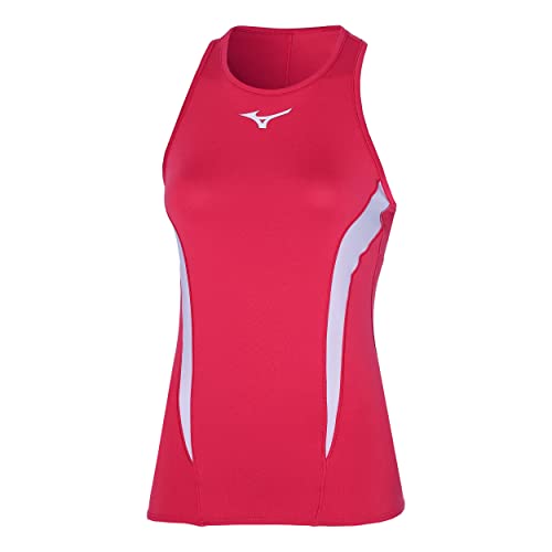 Mizuno Damski top z nadrukiem, Opera Red, M
