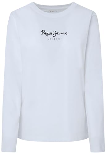 Pepe Jeans Koszulka damska Wendys Ls, Biały (biały), XS