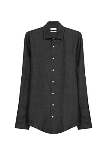 Seidensticker Męska koszula biznesowa, ciemnozielony, 40 PL