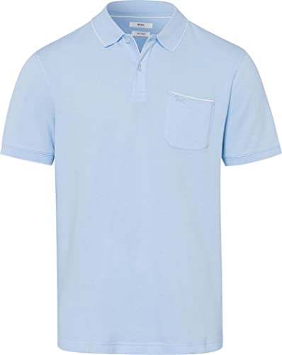 BRAX Męska koszulka polo Paddy PIQUÉ w sportowym stylu dwukolorowym, AIR, S, powietrze, S