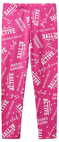 United Colors of Benetton Legginsy dla dziewczynek i chłopców, Pink A Fantasia 69e, 134