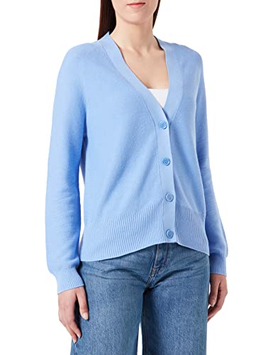 BOSS Damski sweter z dzianiny C_Faduana Knitted_Cardigan, Open Blue472, L, Open Blue472, L
