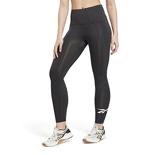 Reebok Damskie legginsy Wor Big Logo Tight, niebieskie (Vecblu), L, niebieski (Vecblu), L