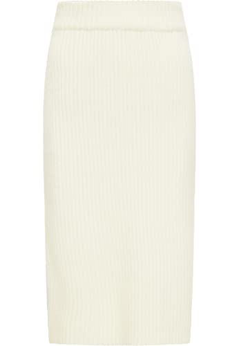 faina Damska spódnica z dzianiny, biały (wollweiss), XL-XXL