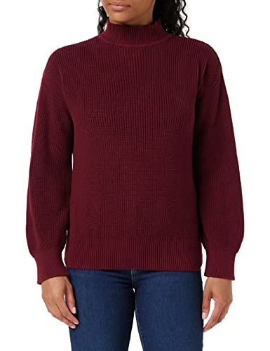 People Tree Damski sweter Cody Sweter Kardigan, Burgundowy, 16, Burgund, 42