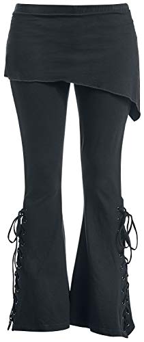 Spiral - Urban Fashion - legginsy 2 w 1 z mikroskośną spódnicą, Czarny, M
