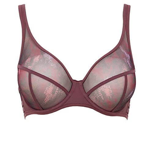 Maison Lejaby NUFIT biustonosz ogrodowy, różowy, 90F damski, Różowy, 75F