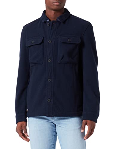 camel active Męska marynarka 442280/8I30, luźny blezer, Night Blue, 60