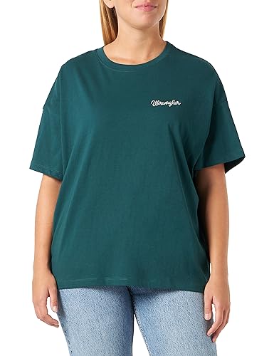 Wrangler Koszulka damska Girlfriend, Dark Matcha, XL