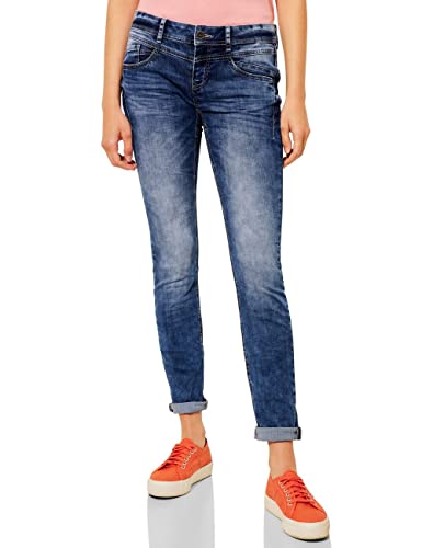 Street One Damskie spodnie dżinsowe A375210, Indigo Random wash, W32/L32