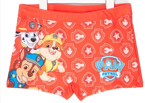 Disney Paw Patrol Strój kąpielowy, czerwony, 6/8A Chłopiec, Czerwona