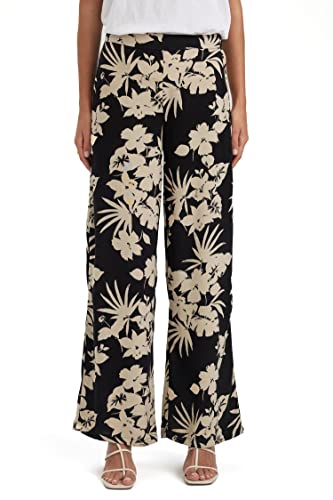 DeFacto Damskie spodnie do biegania z dzianiny na co dzień – standardowy krój, spodnie do joggingu, damskie spodnie do joggingu, dres do joggingu, czarny, 44