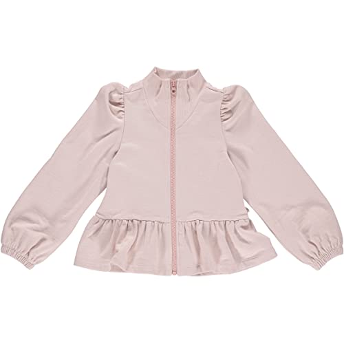 Müsli by Green Cotton Dziewczęca kurtka z zamkiem błyskawicznym, kardigan, Rose Moon, 110 cm