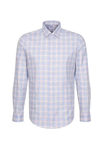 Seidensticker Męska koszula z długim rękawem Extra Slim Fit, jasnoniebieski, 44