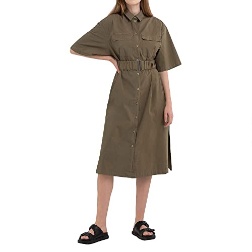 Replay Sukienka damska W9009, 962 Light Khaki, XXS, 962 jasny khaki, XXS