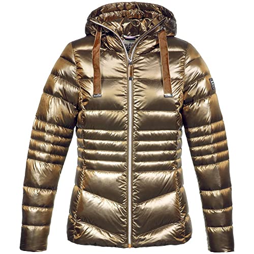 Dolomite Damska kurtka Chaqueta Con Capucha Ws Corvara satynowa kurtka dziecięca, Caramel Brown, L