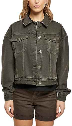 Urban Classics Damska kurtka dżinsowa Oversized Colored Denim Jacket, brązowy, XL